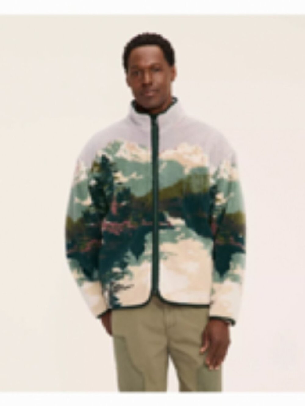 Woolrich Faux Shearling Zip Up Jacket in Medium - Picture 2 of 6